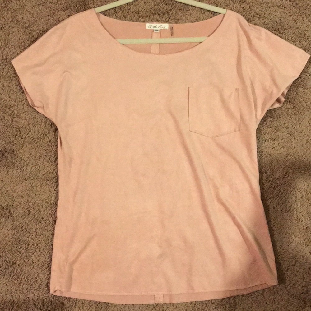 Suede top
